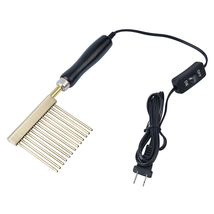 Peine prensador alisador eléctrico